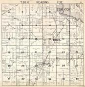 Reading Township, Streator, Ancona, Moon Station, Reading, Vermilion River, Livingston County 1935c